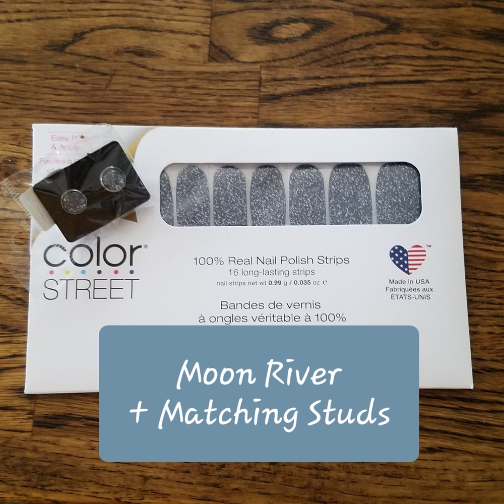Moon River & Matching Studs- NIP - Color Street